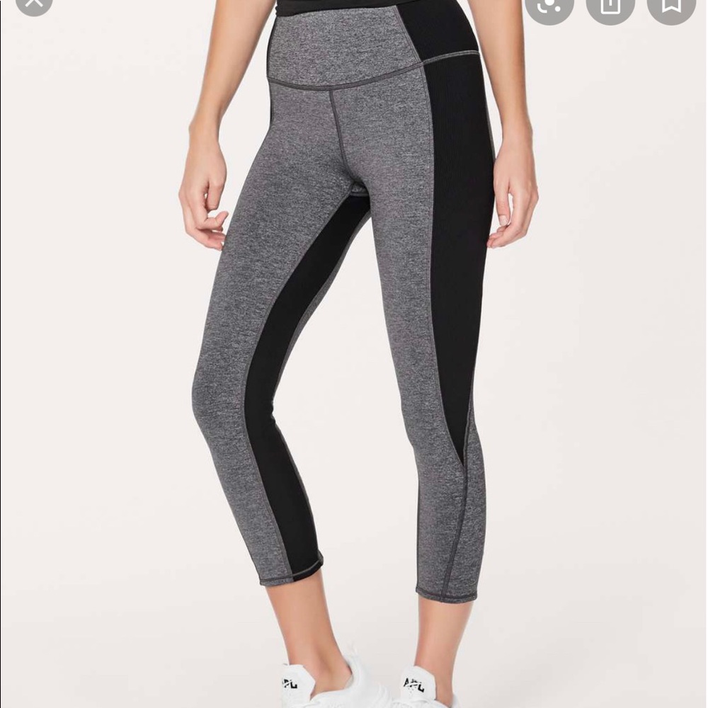 Lululemon On Your Mark High Rise Crop 23”